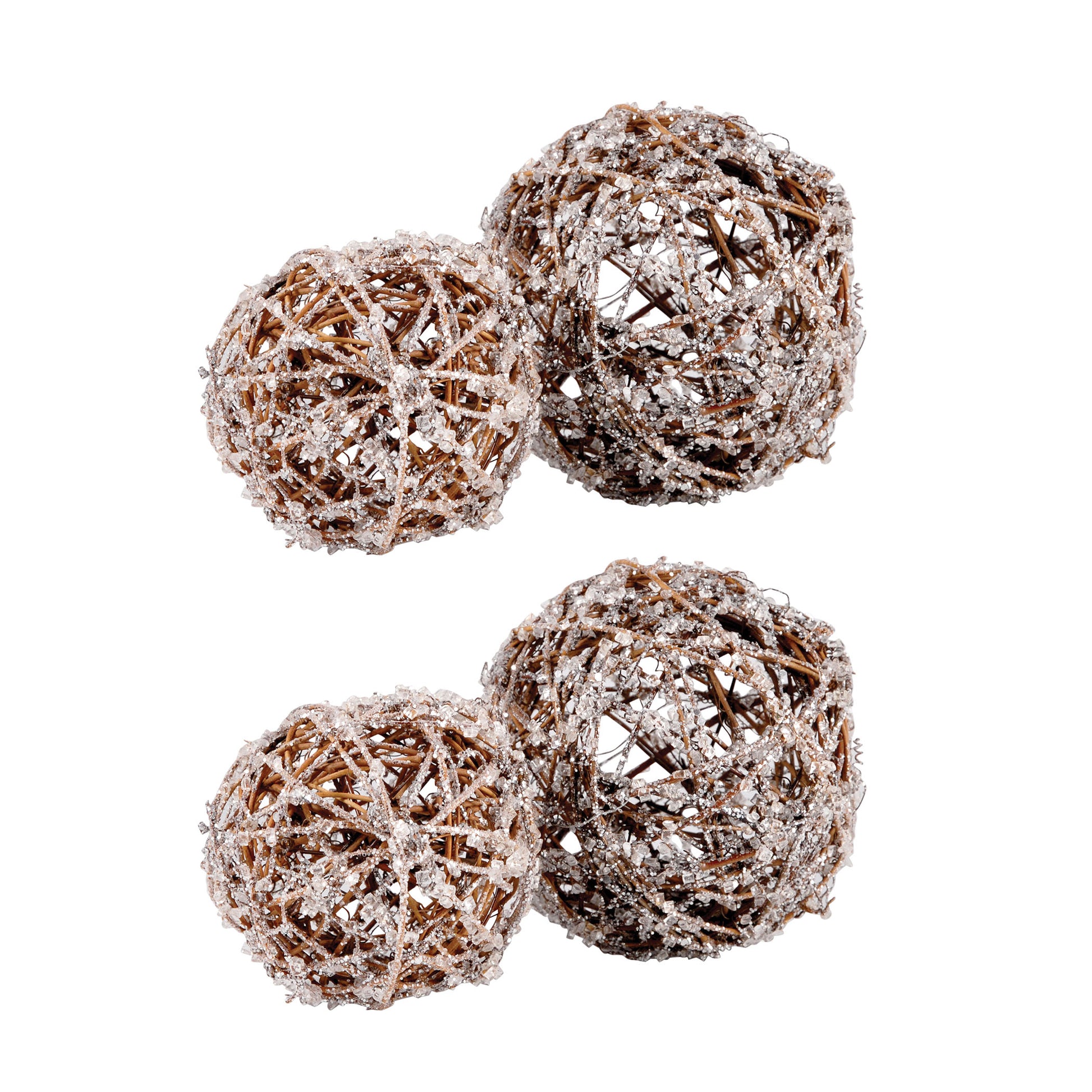 ELK STUDIO 014475/S2 Crystals Spheres (Set of 2)