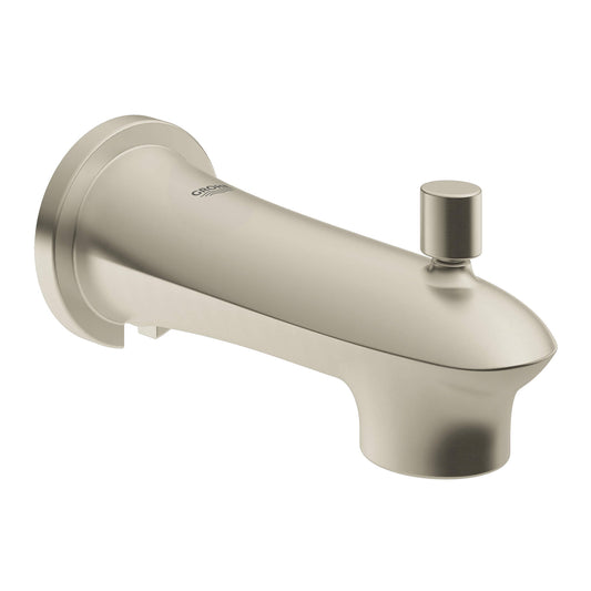 GROHE 13379EN3 Eurostyle Brushed Nickel Diverter Tub Spout