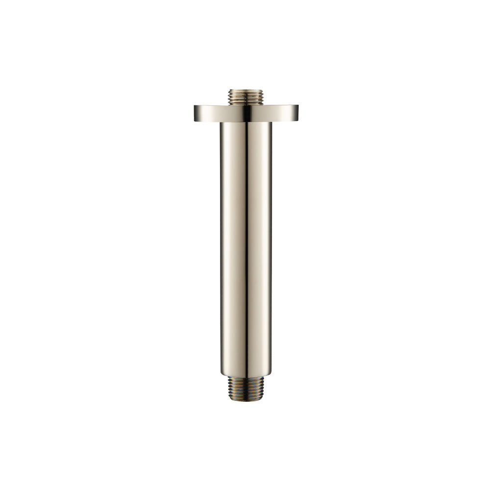ISENBERG 100.6CSAPN Polished Nickel PVD Universal Fixtures Ceiling Mount Shower Arm - 6"