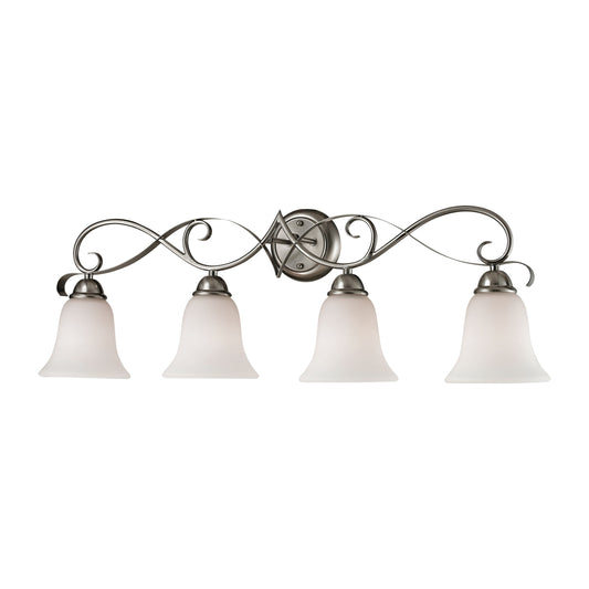 THOMAS 1004BB/20 Brighton 33'' Wide 4-Light Vanity Light - Brushed Nickel