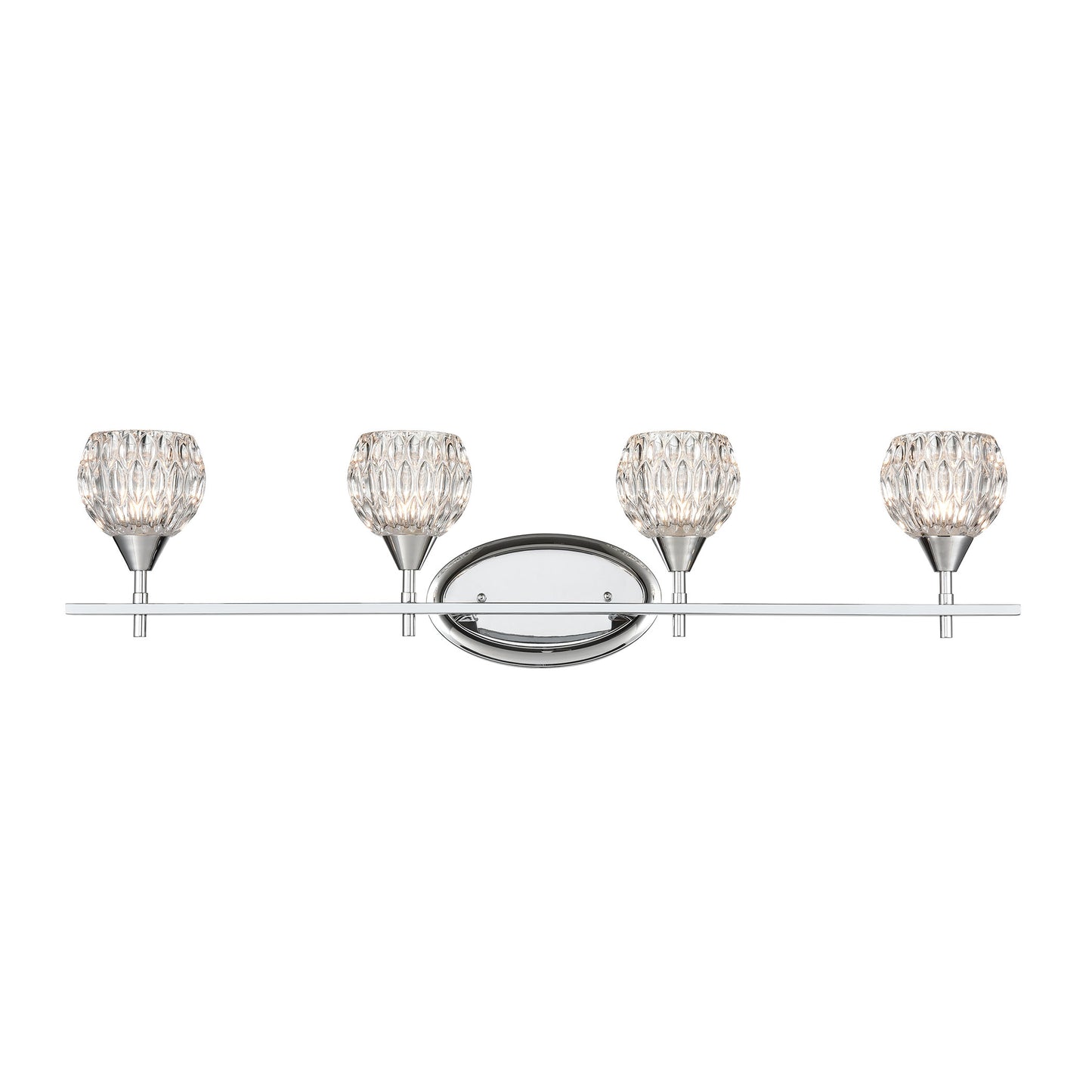 ELK SHOWROOM 10822/4 Kersey 34'' Wide 4-Light Vanity Light - Polished Chrome