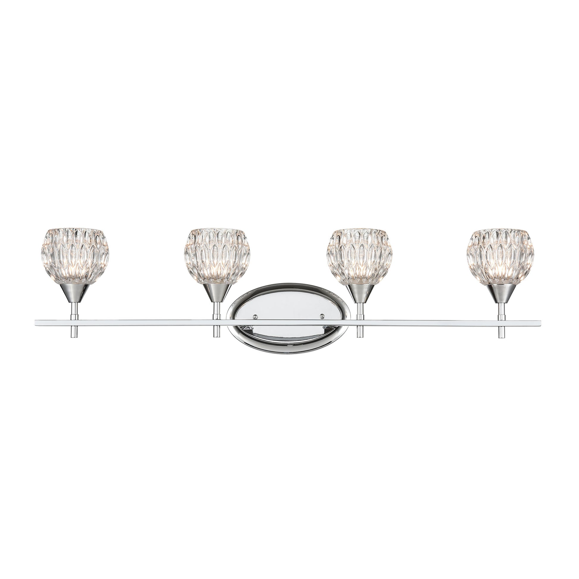 ELK SHOWROOM 10822/4 Kersey 34'' Wide 4-Light Vanity Light - Polished Chrome