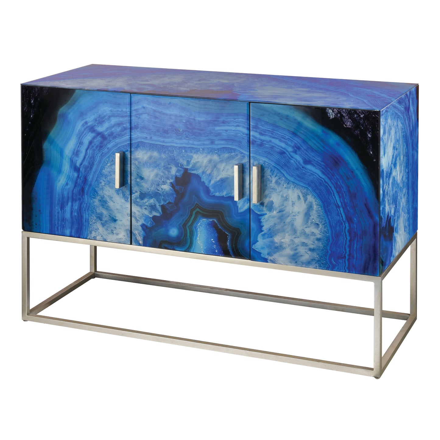 MARKETPLACE 1114-367 Five-O Cabinet - Blue Agate