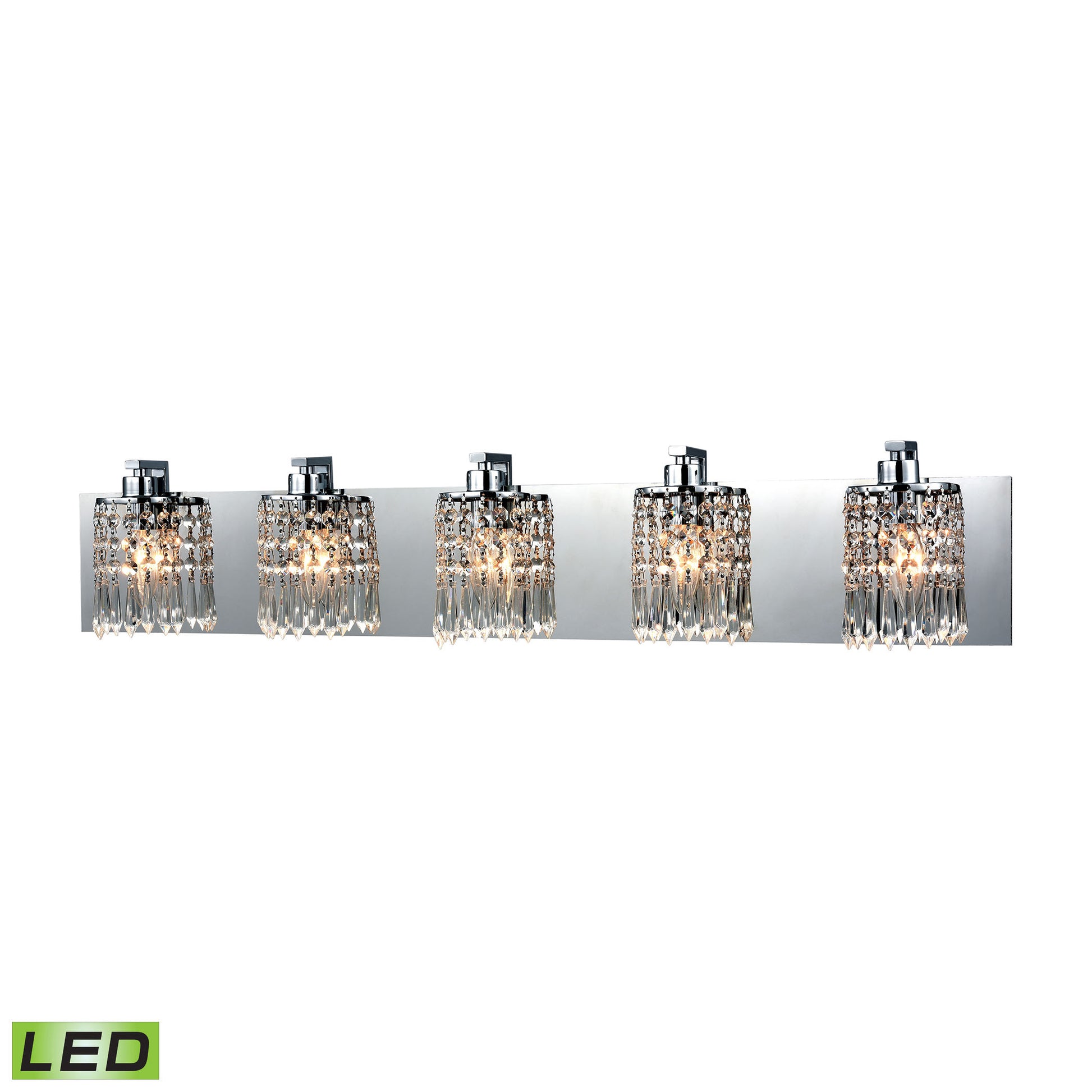 ELK SHOWROOM 11239/5-LED Optix 35'' Wide 5-Light Vanity Light - Polished Chrome