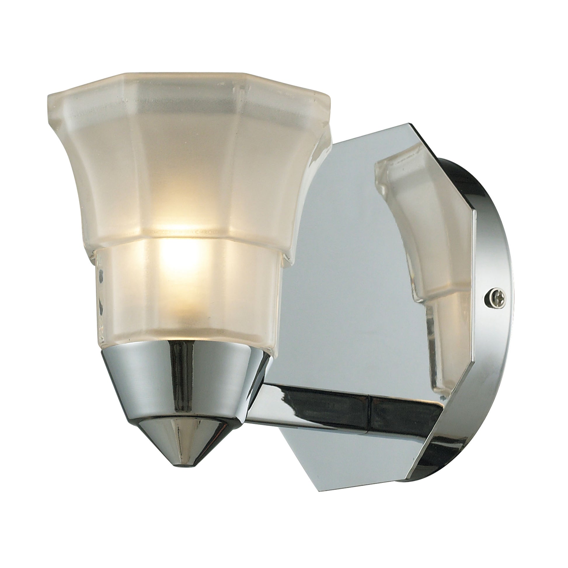 ELK SHOWROOM 11390/1 Deco 5'' Wide 1-Light Vanity Light - Polished Chrome