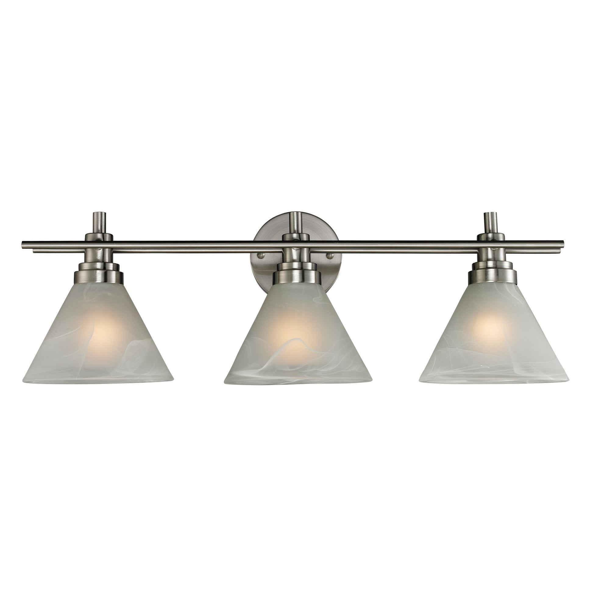 ELK SHOWROOM 11402/3 Pemberton 26'' Wide 3-Light Vanity Light - Brushed Nickel