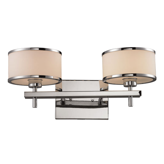 ELK SHOWROOM 11416/2 Utica 18'' Wide 2-Light Vanity Light - Polished Chrome