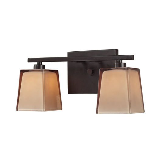 ELK SHOWROOM 11437/2 Serenity 13'' Wide 2-Light Vanity Light - Oiled Bronze