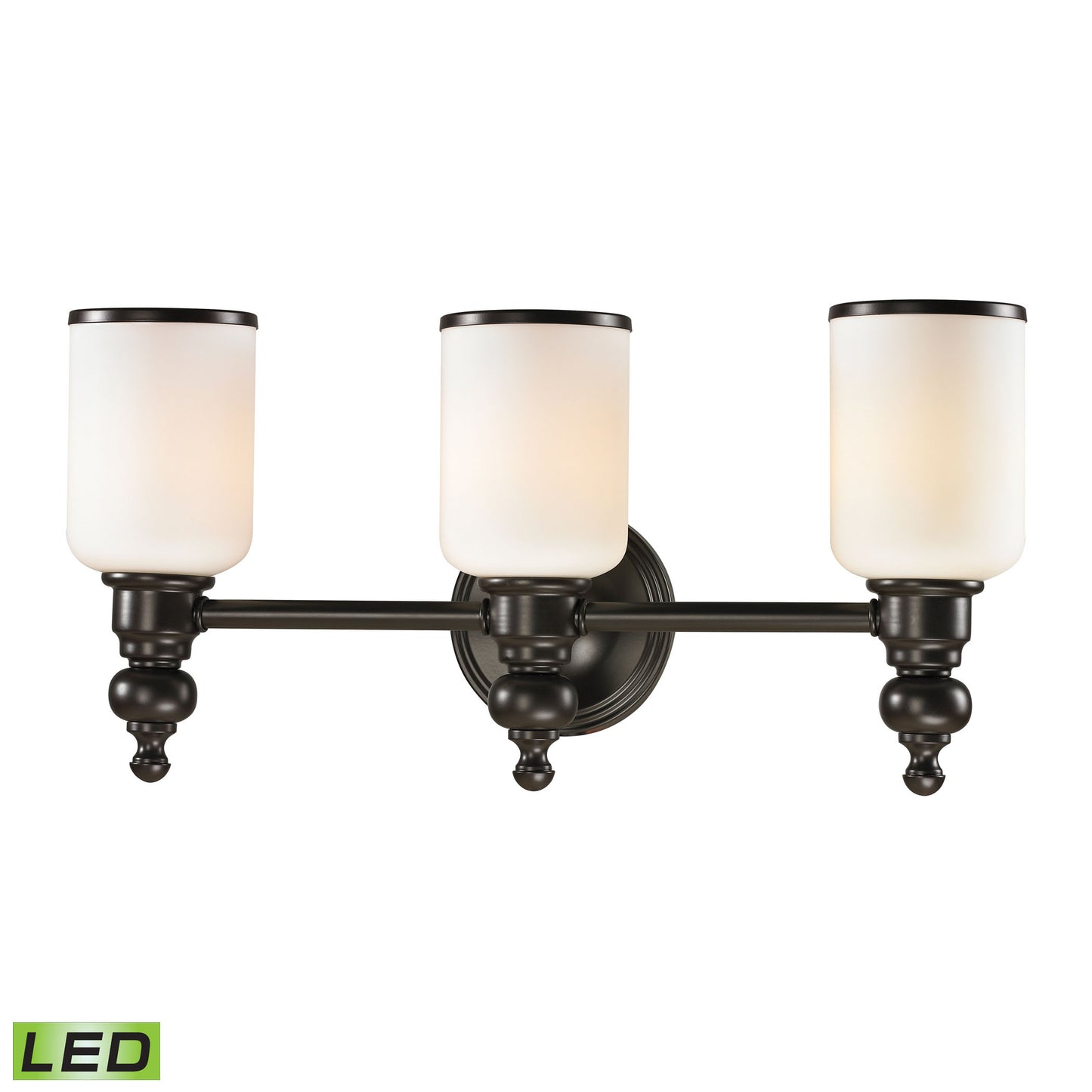 ELK SHOWROOM 11592/3-LED Bristol Way 21'' Wide 3-Light Vanity Light - Oil Rubbed Bronze