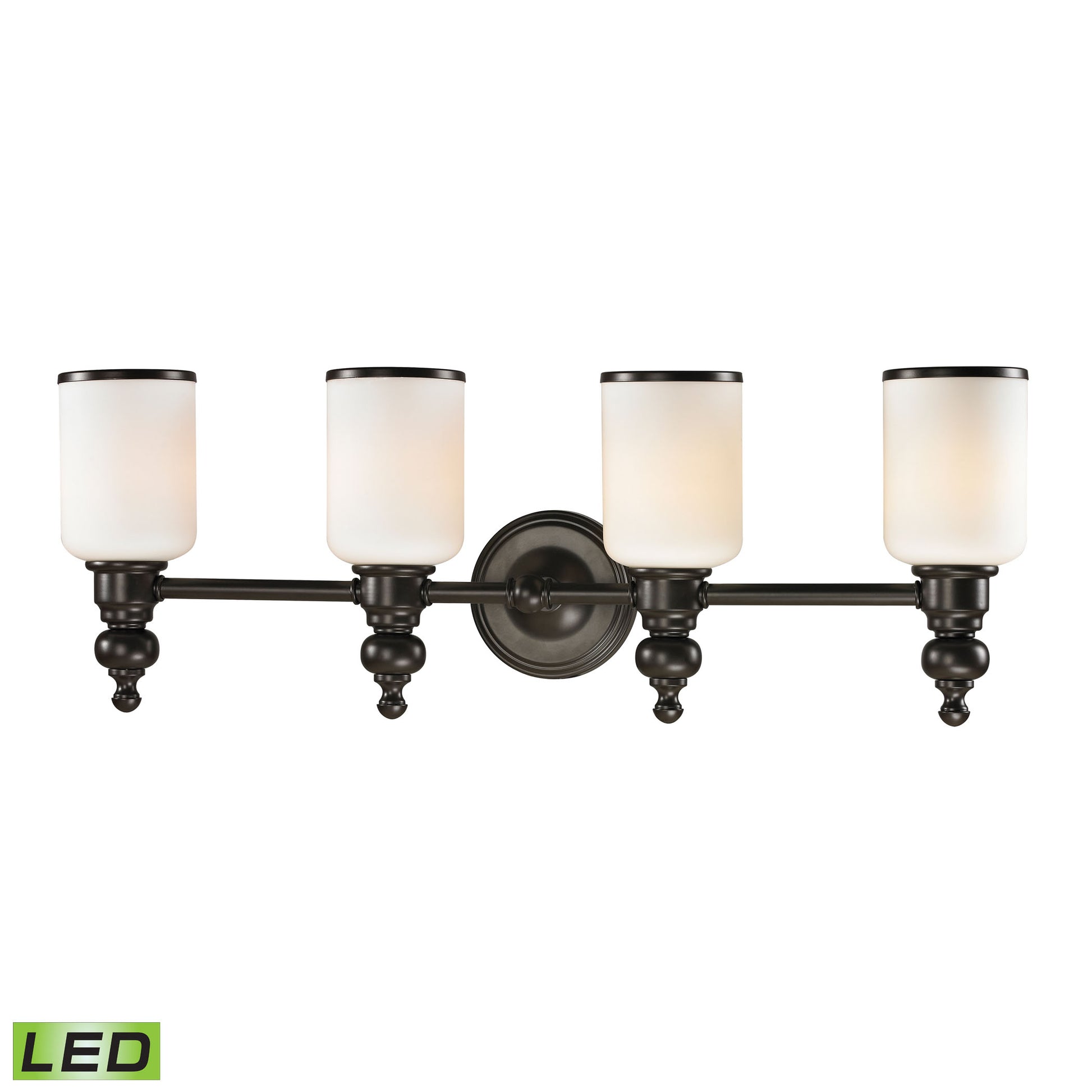 ELK SHOWROOM 11593/4-LED Bristol Way 29'' Wide 4-Light Vanity Light - Oil Rubbed Bronze