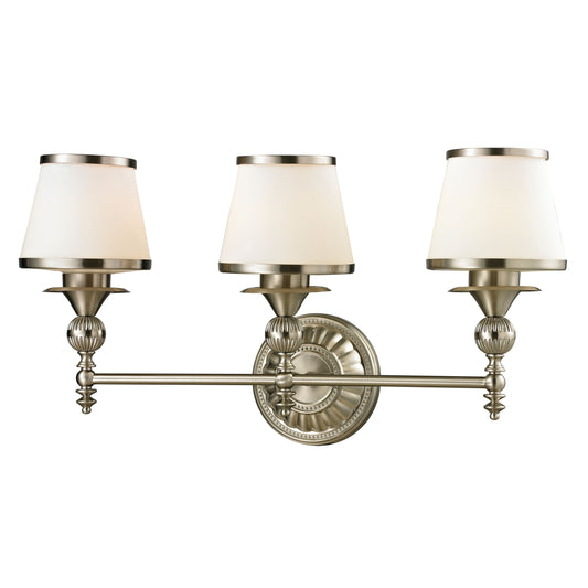 ELK SHOWROOM 11602/3 Smithfield 25'' Wide 3-Light Vanity Light - Brushed Nickel