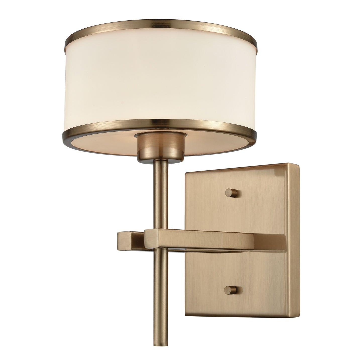 ELK SHOWROOM 11615/1 Utica 10'' High 1-Light Sconce - Satin Brass