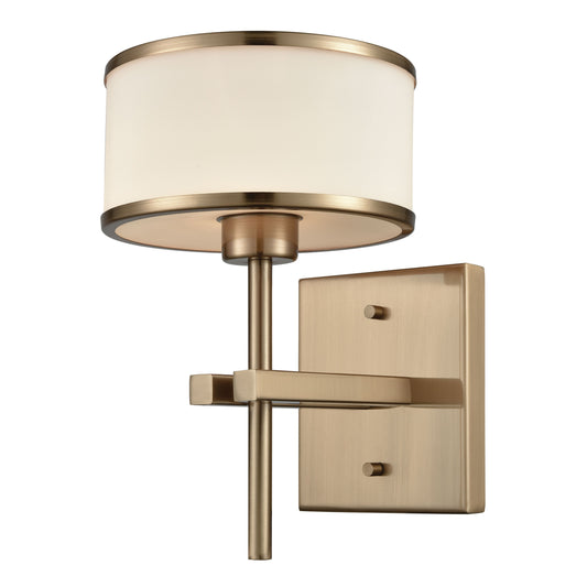 ELK SHOWROOM 11615/1 Utica 10'' High 1-Light Sconce - Satin Brass