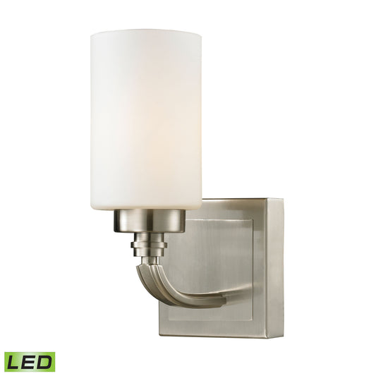 ELK SHOWROOM 11660/1-LED Dawson 10'' High 1-Light Sconce - Brushed Nickel