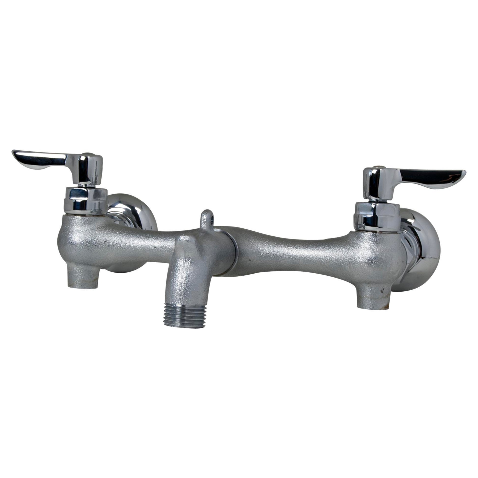 AMERICAN-STANDARD 8350235.004, Wall-Mount Service Sink Faucet With 3-Inch Spout in Rough Chrome