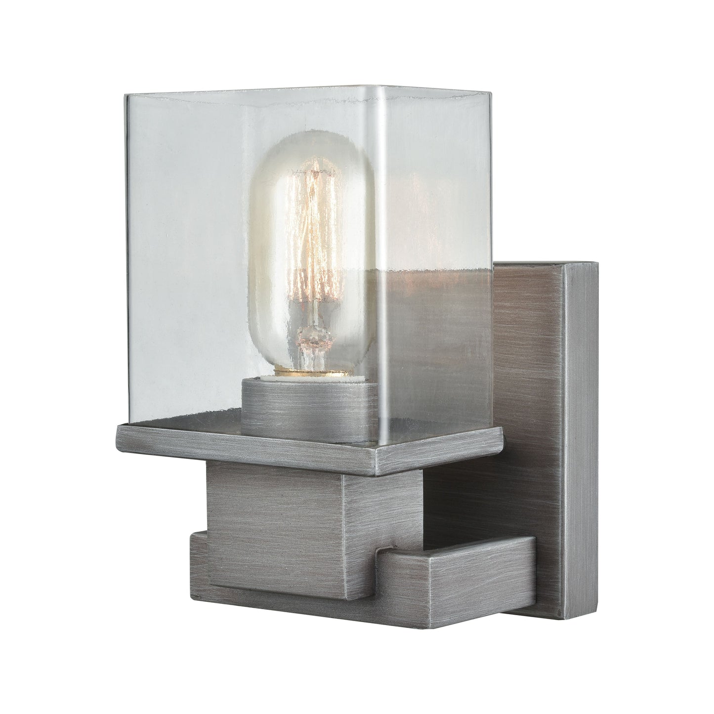 ELK SHOWROOM 11940/1 Hotelier 5'' Wide 1-Light Vanity Light - Weathered Zinc