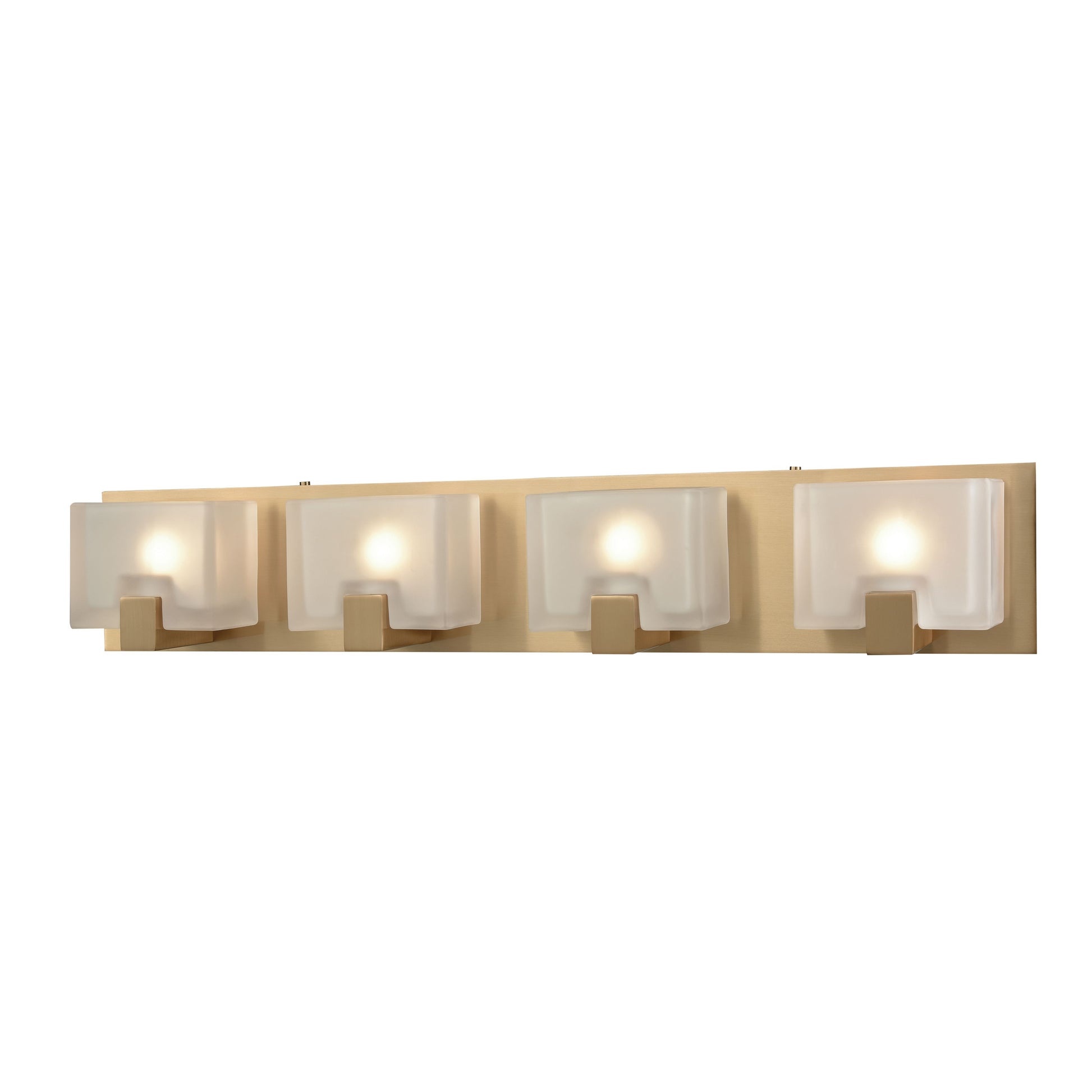 ELK SHOWROOM 11973/4 Ridgecrest 28'' Wide 4-Light Vanity Light - Satin Brass