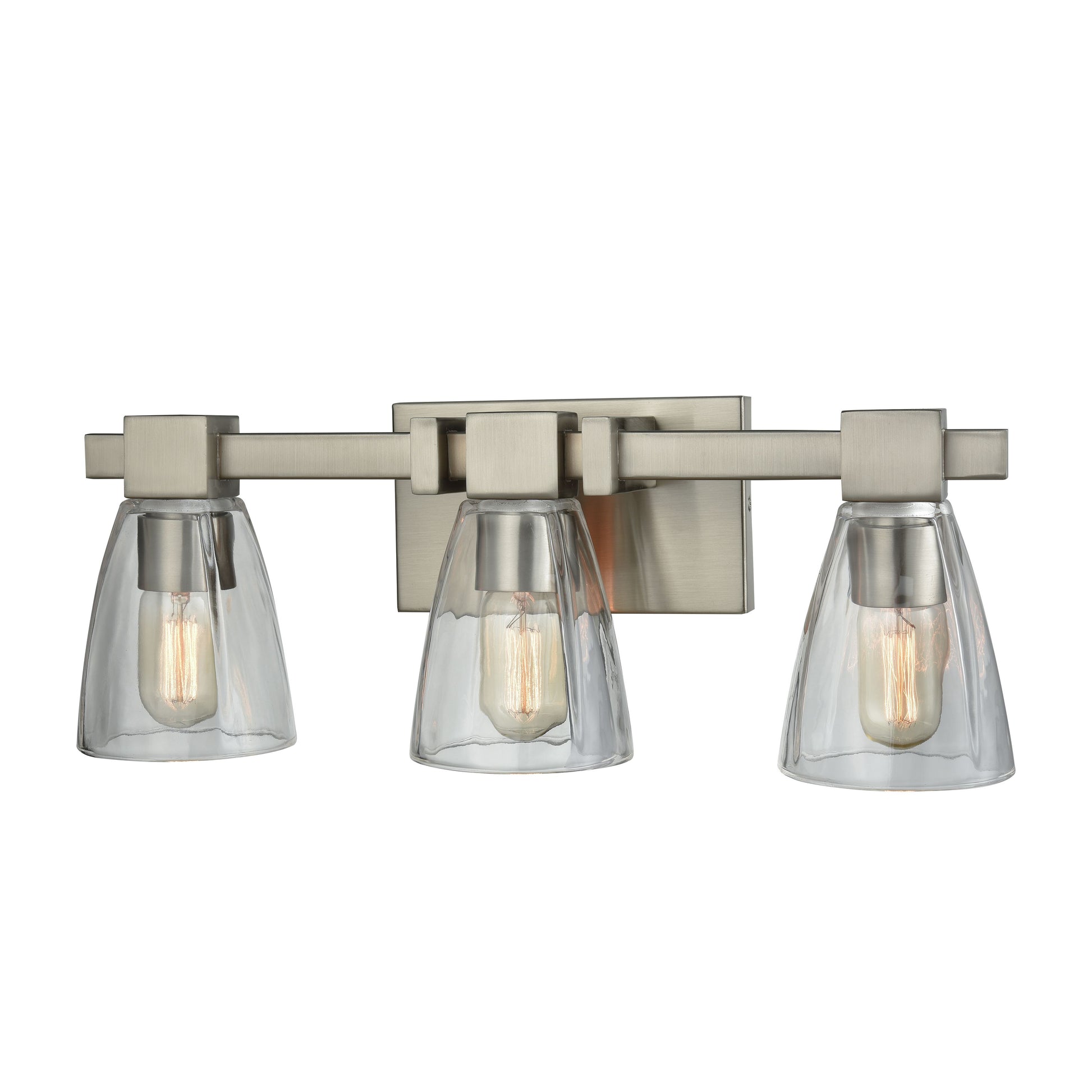 ELK SHOWROOM 11982/3 Ensley 20'' Wide 3-Light Vanity Light - Satin Nickel