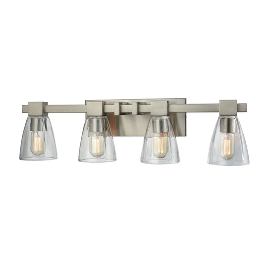 ELK SHOWROOM 11983/4 Ensley 28'' Wide 4-Light Vanity Light - Satin Nickel