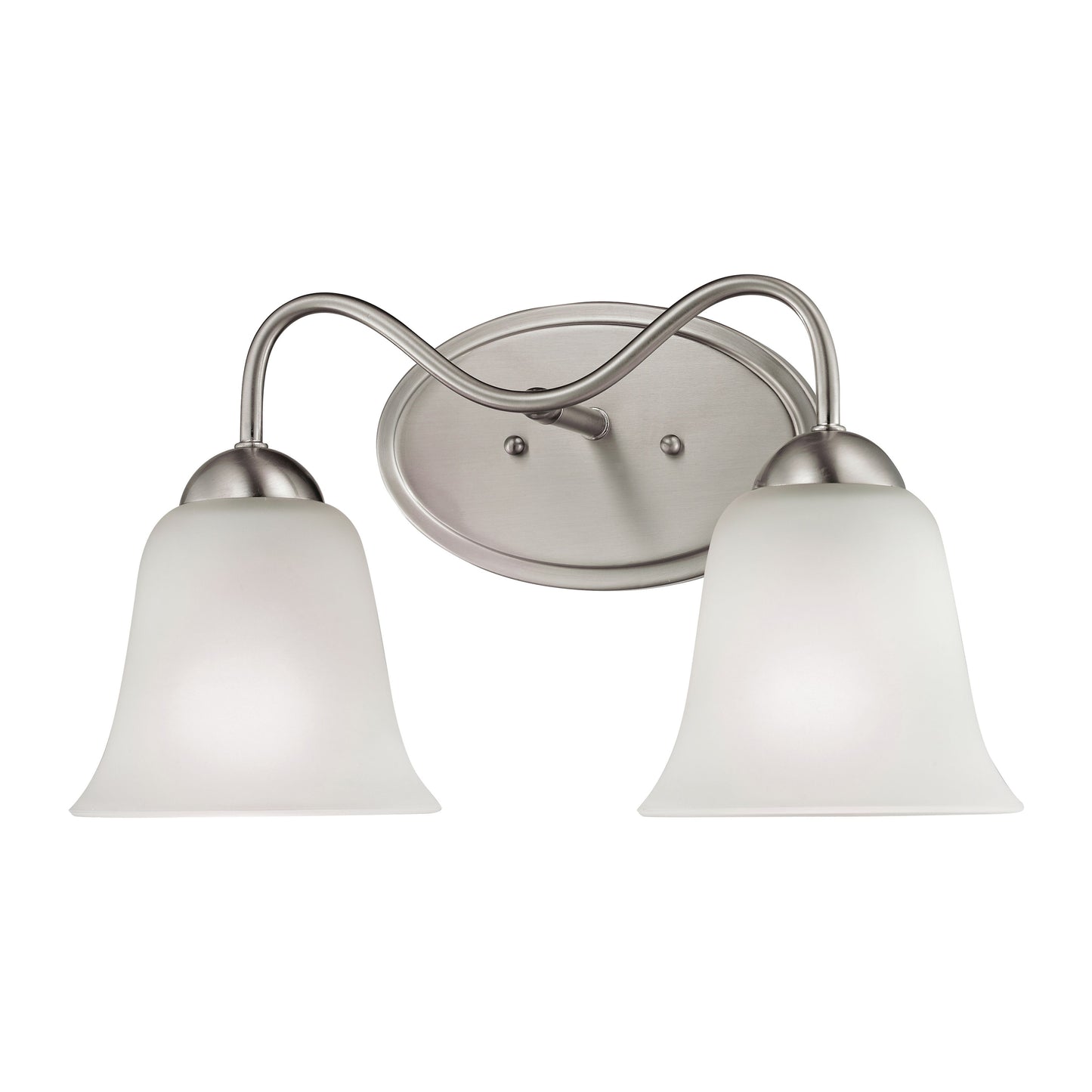 THOMAS 1202BB/20 Conway 15'' Wide 2-Light Vanity Light - Brushed Nickel