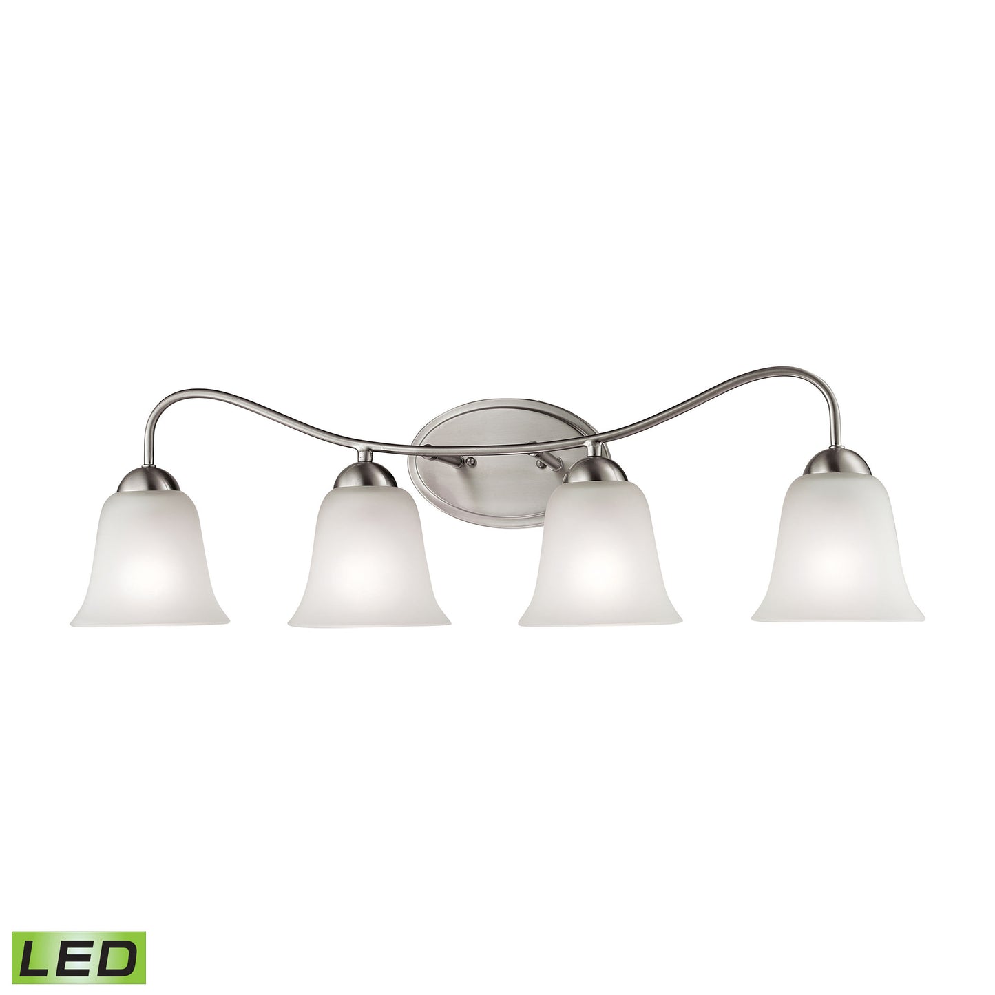 THOMAS 1204BB/20-LED Conway 32'' Wide 4-Light Vanity Light - Brushed Nickel