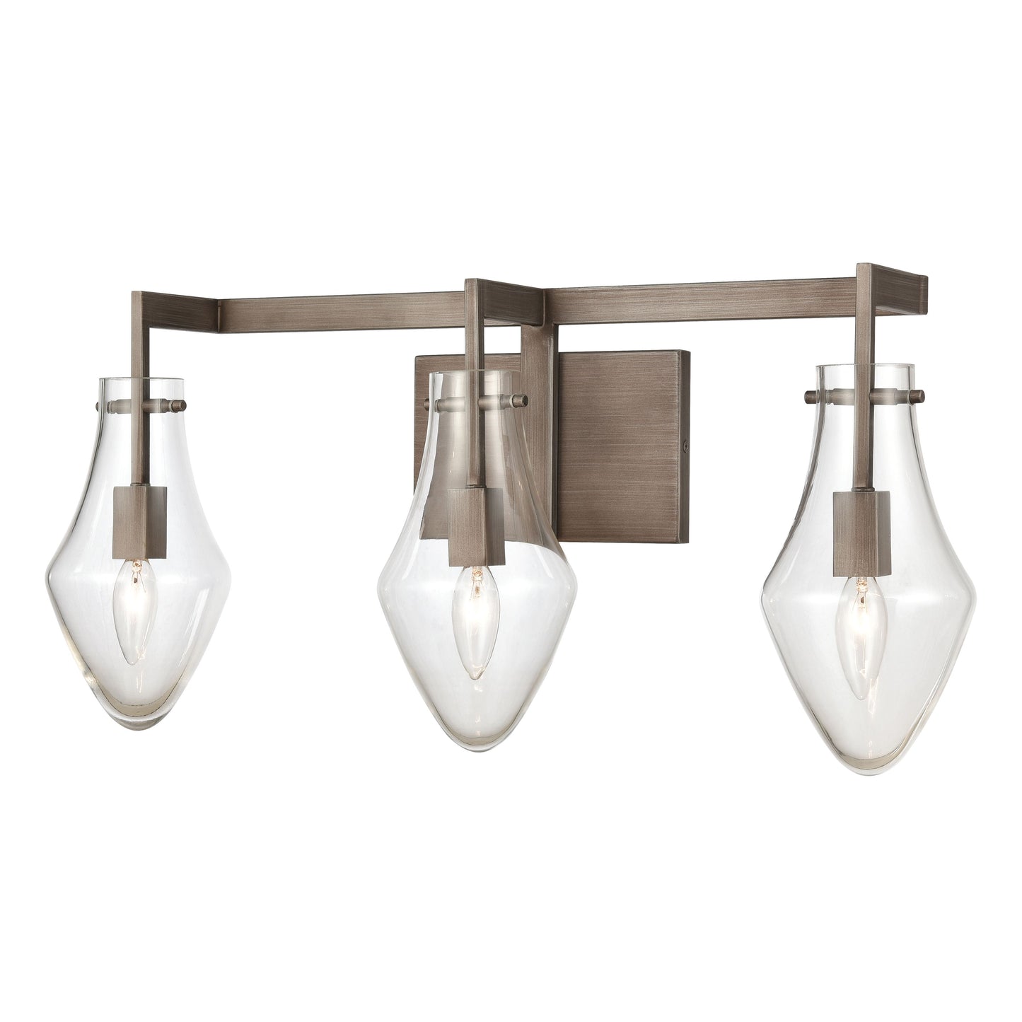 ELK SHOWROOM 12293/3 Culmination 26'' Wide 3-Light Vanity Light - Weathered Zinc