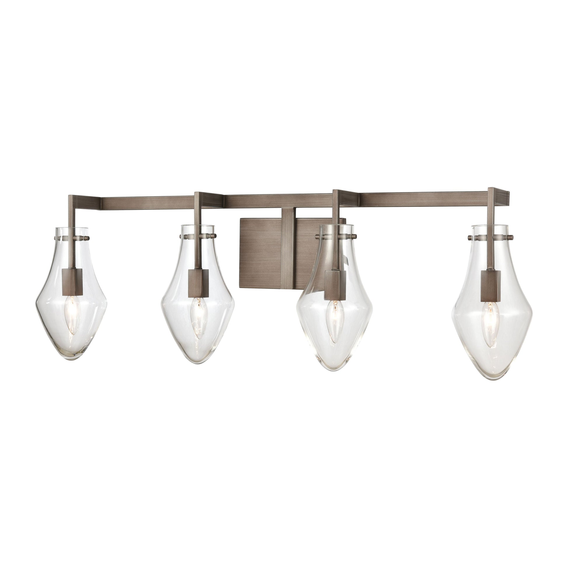 ELK SHOWROOM 12294/4 Culmination 36'' Wide 4-Light Vanity Light - Weathered Zinc