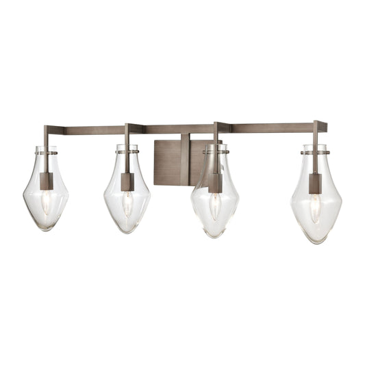 ELK SHOWROOM 12294/4 Culmination 36'' Wide 4-Light Vanity Light - Weathered Zinc