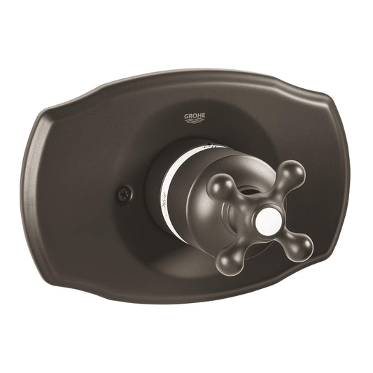 GROHE 19707ZB0 Pressure Balance Valve Trim with Cross Handle , Oil Rubbed Bronze