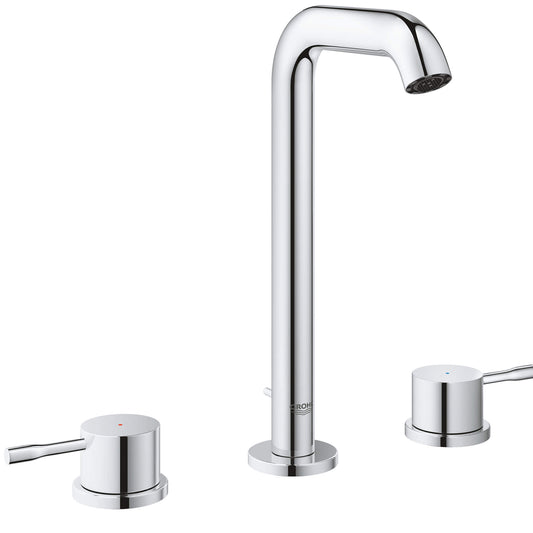 GROHE 2043100A 8-inch Widespread 2-Handle L-Size Bathroom Faucet 1.2 GPM , Chrome