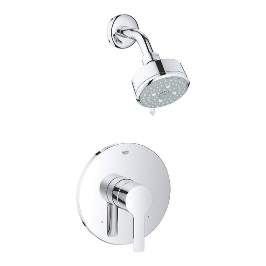 GROHE 23826001 Pressure Balance Valve Shower Combo , Chrome