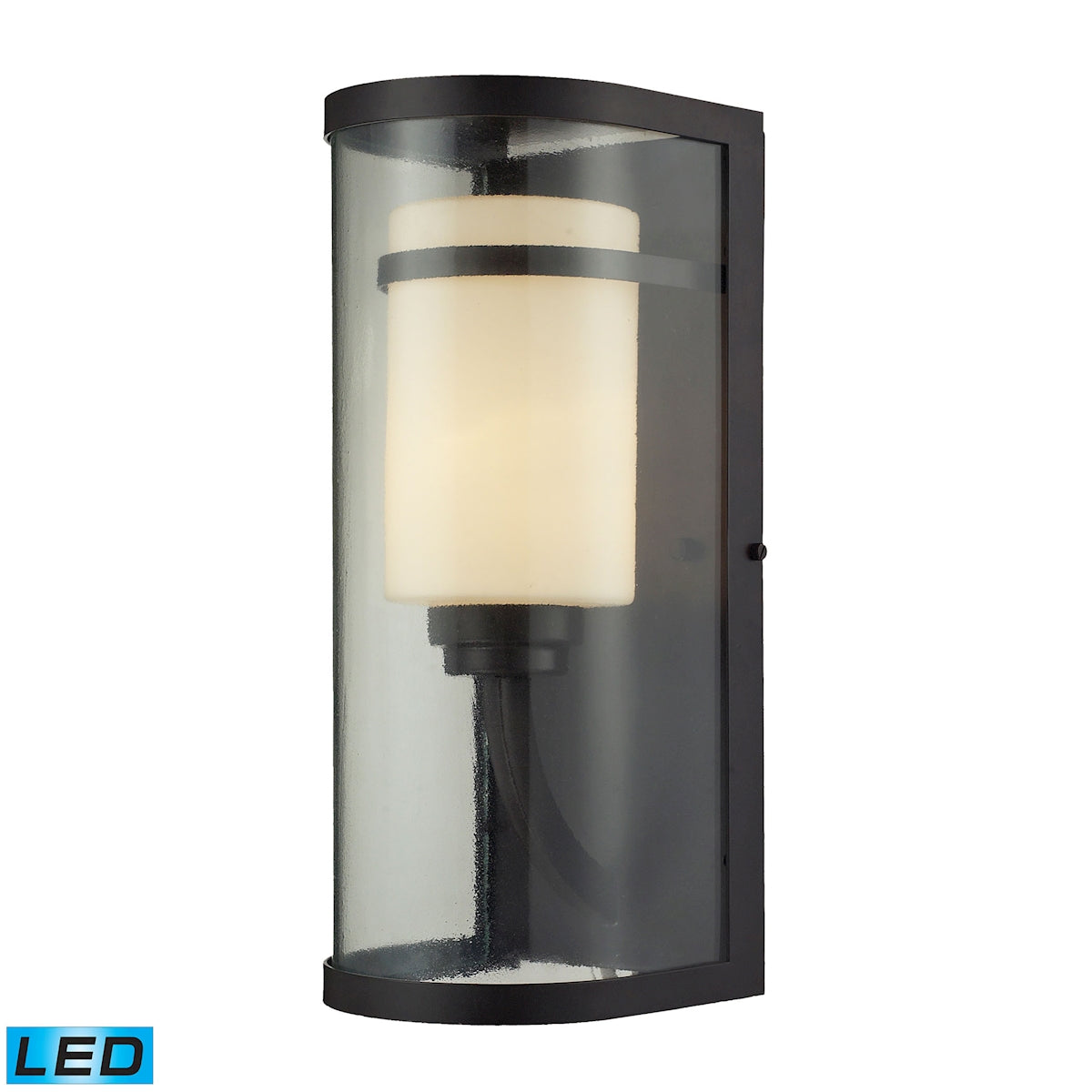 ELK SHOWROOM 14102/1-LED Caldwell 1 Light Outdoor Sconce in OiLED Bronze - LED Offering Up To 800 Lumens (60 Watt Equivalent)