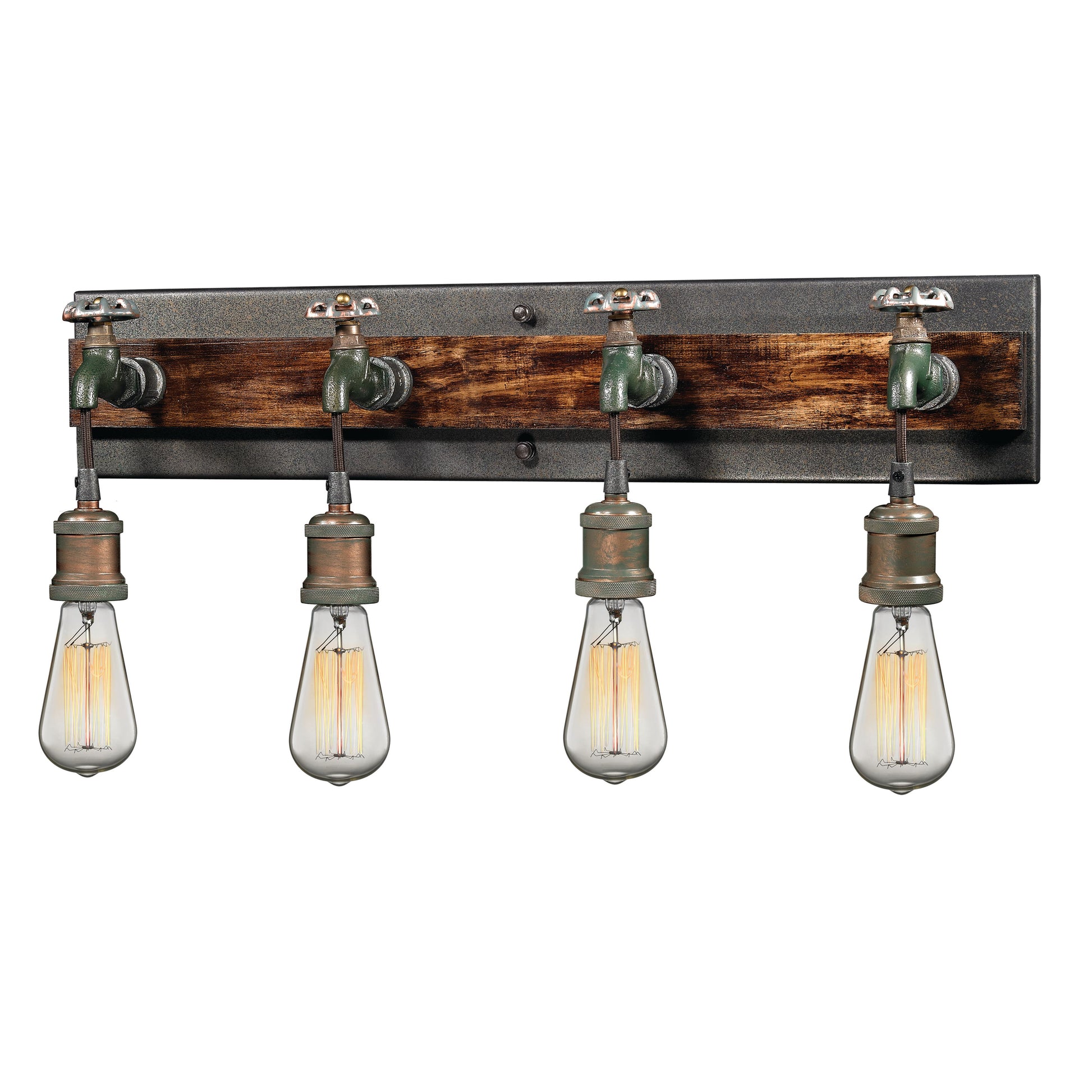 ELK SHOWROOM 14283/4 Jonas 26'' Wide 4-Light Vanity Light - Multi Tone Weathered