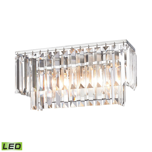 ELK SHOWROOM 15211/2-LED Palacial 15'' Wide 2-Light Vanity Light - Polished Chrome