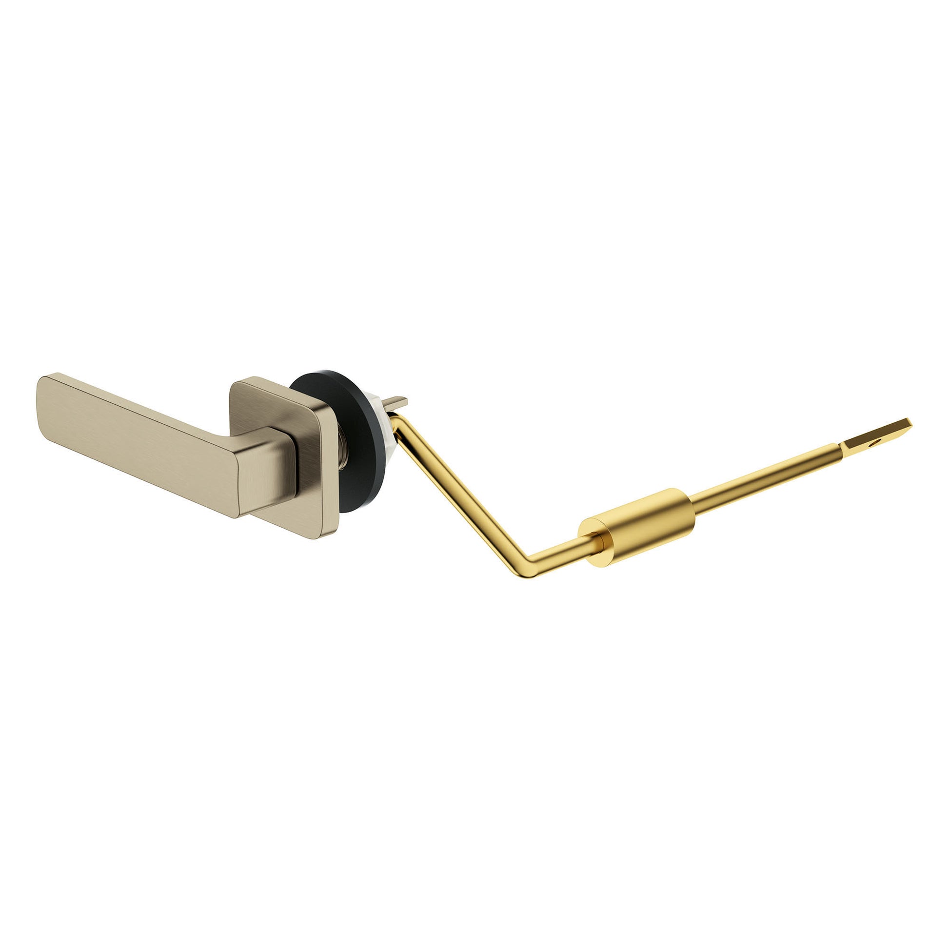 GROHE 49131EN0 Eurocube Left-Hand Trip Lever - Brushed Nickel
