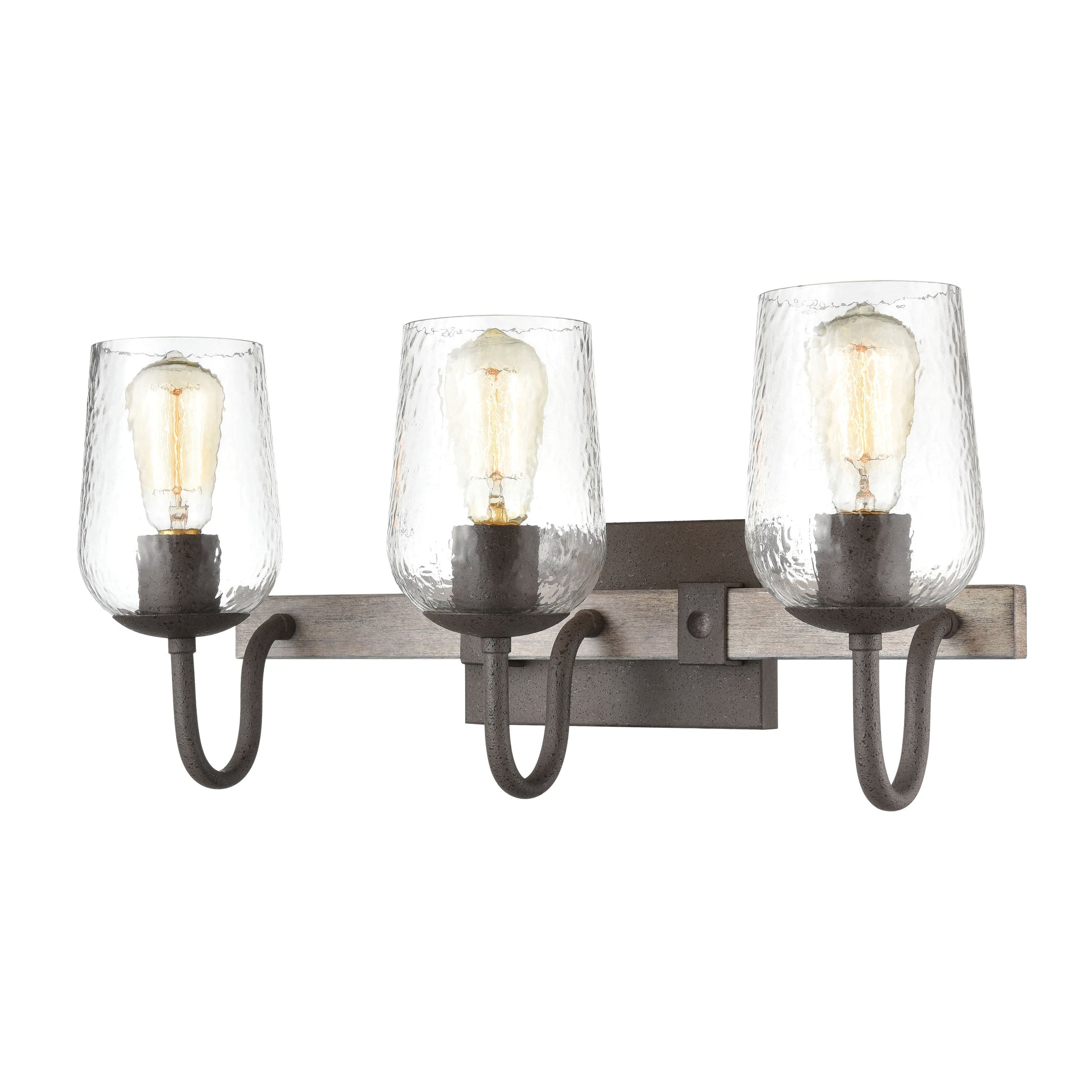 ELK SHOWROOM 15372/3 Dillon 22'' Wide 3-Light Vanity Light - Vintage Rust