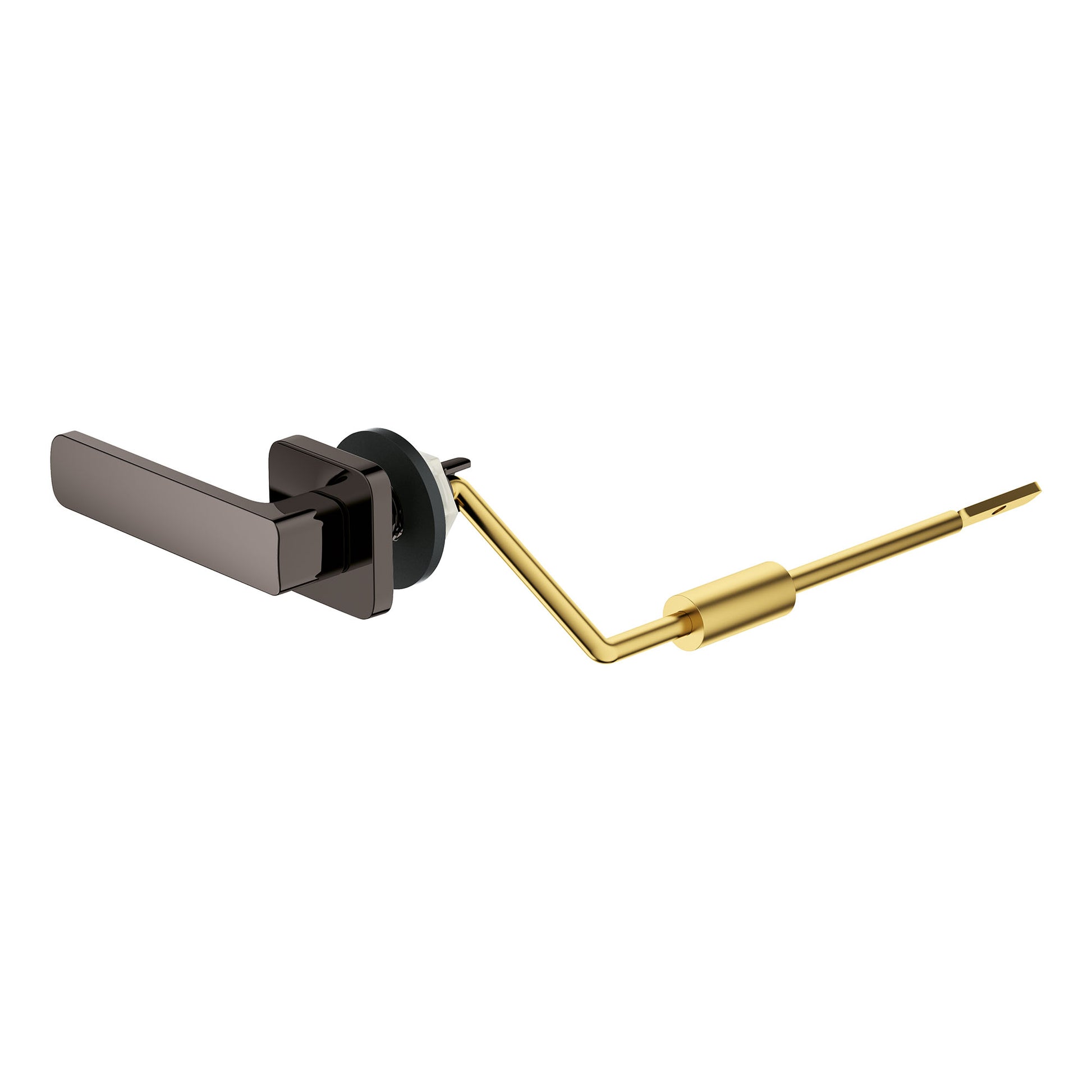 GROHE 49131A00 Eurocube Left-Hand Trip Lever - Hard Graphite