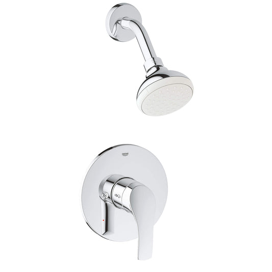GROHE 3501420A Pressure Balance Valve Tub/Shower Combo , Chrome