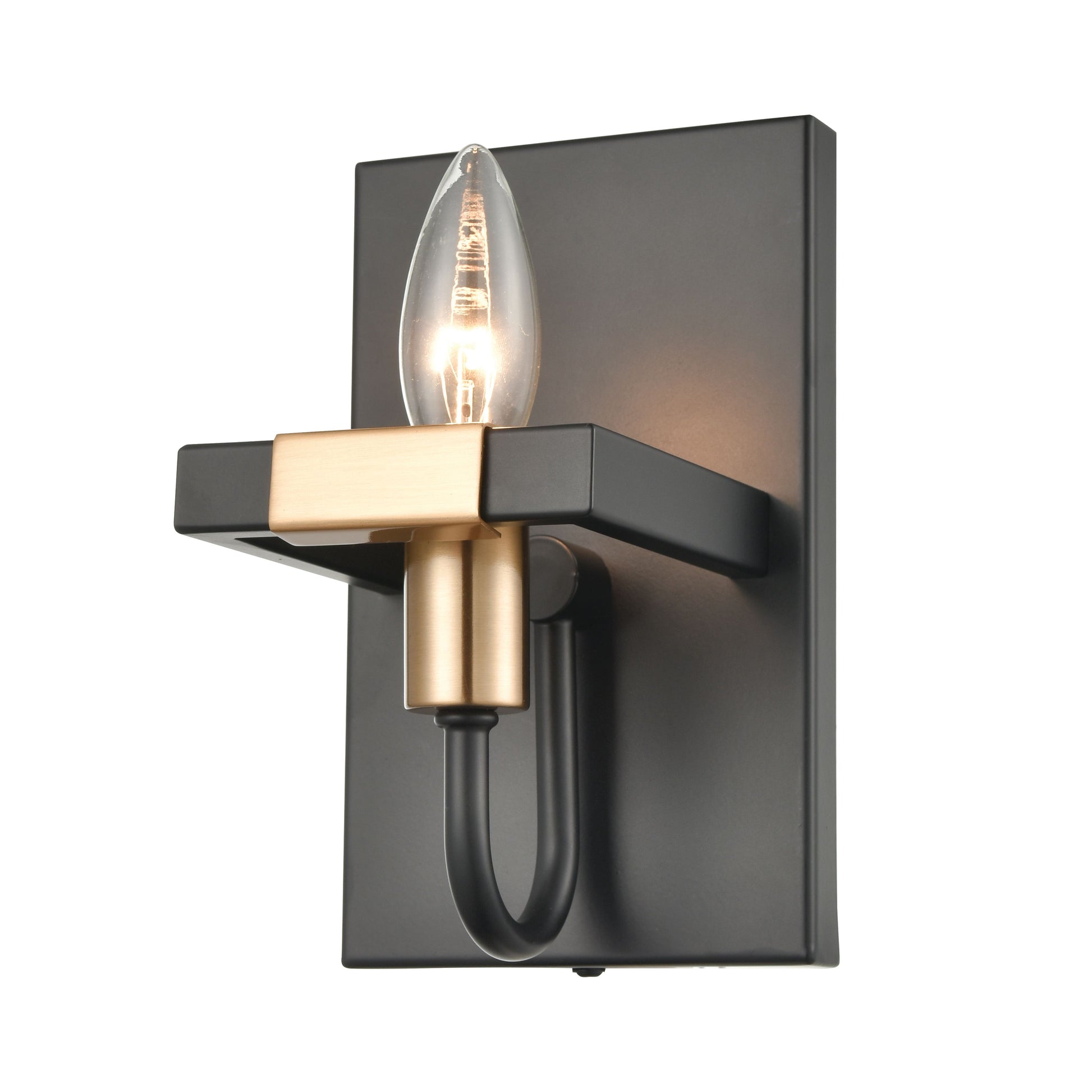 ELK SHOWROOM 15451/1 Heathrow 8'' High 1-Light Sconce - Matte Black