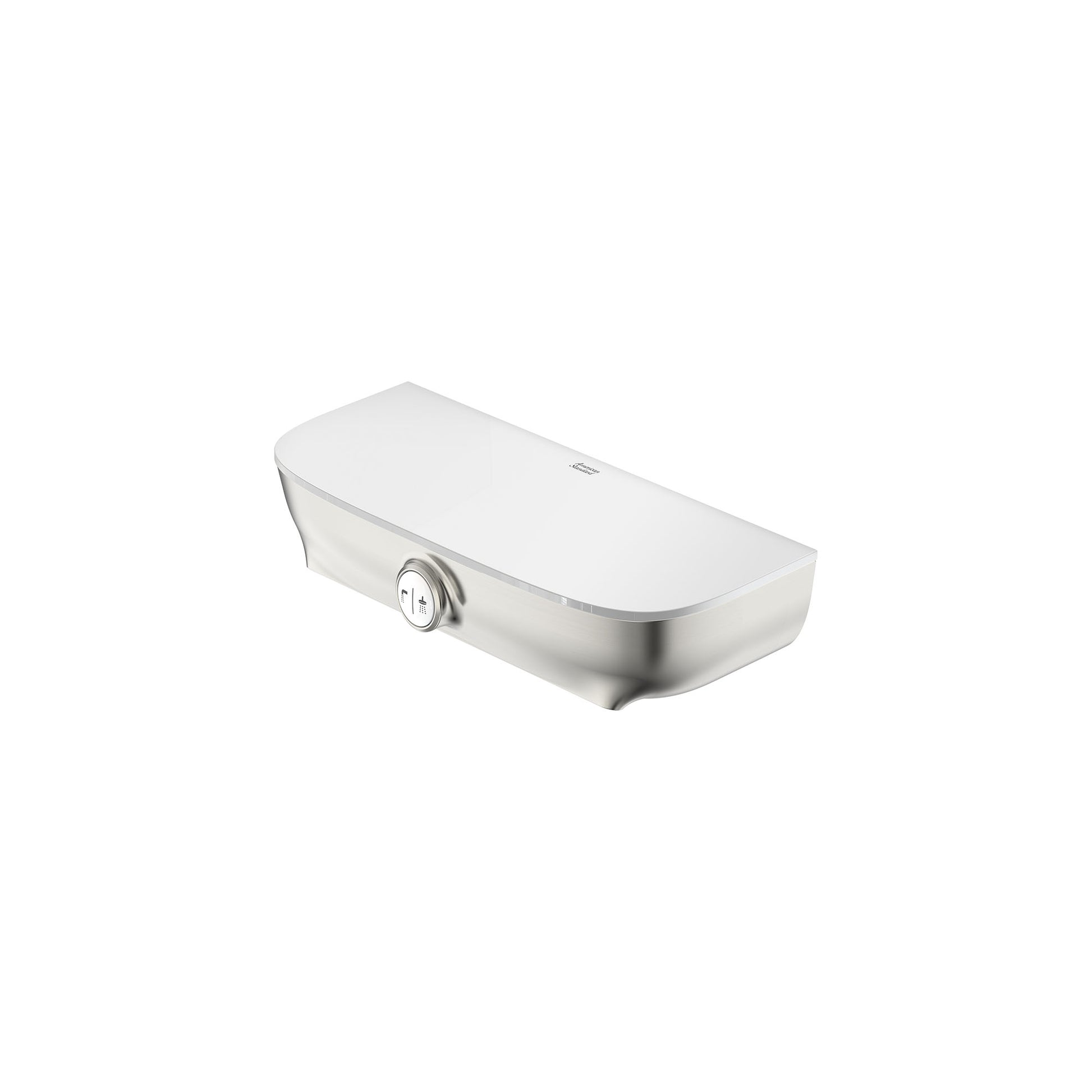 AMERICAN-STANDARD 8888116.295, Aspirations Diverting Waterfall Tub Spout in Brushed Nickel