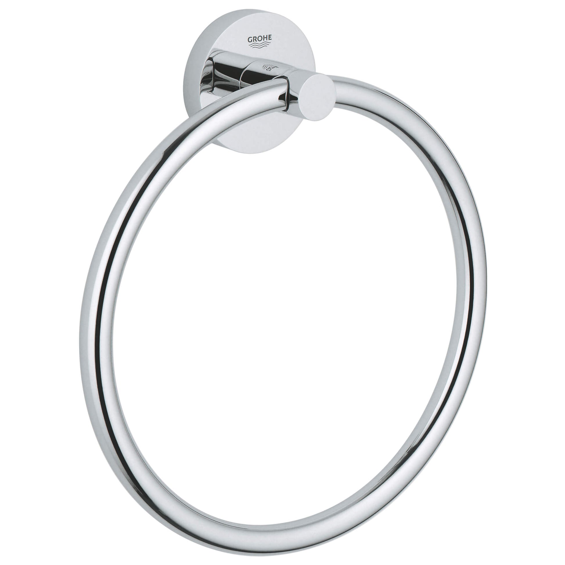 GROHE 40365001 8" Towel Ring , Chrome