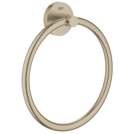 GROHE 40365EN1 Essentials 8" Towel Ring - Brushed Nickel