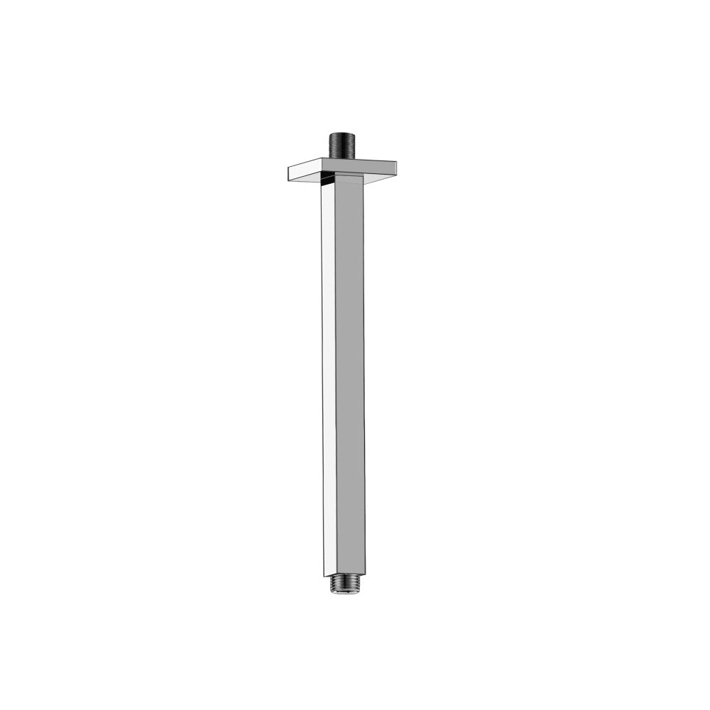 ISENBERG 160.12CSAPN Polished Nickel PVD Universal Fixtures Ceiling Mount Shower Arm - 12"