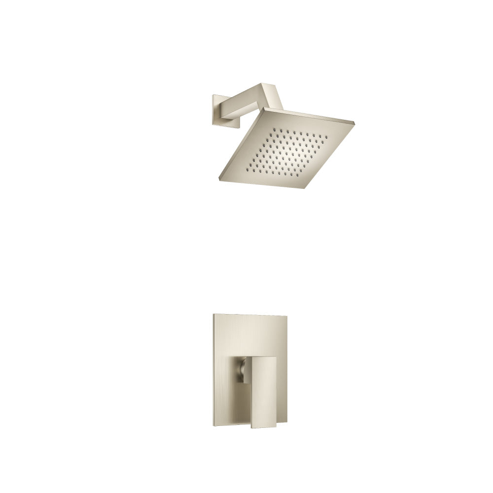 ISENBERG 160.3050BN Brushed Nickel PVD Serie 160 Single Output Shower Set With Brass Shower Head & Arm