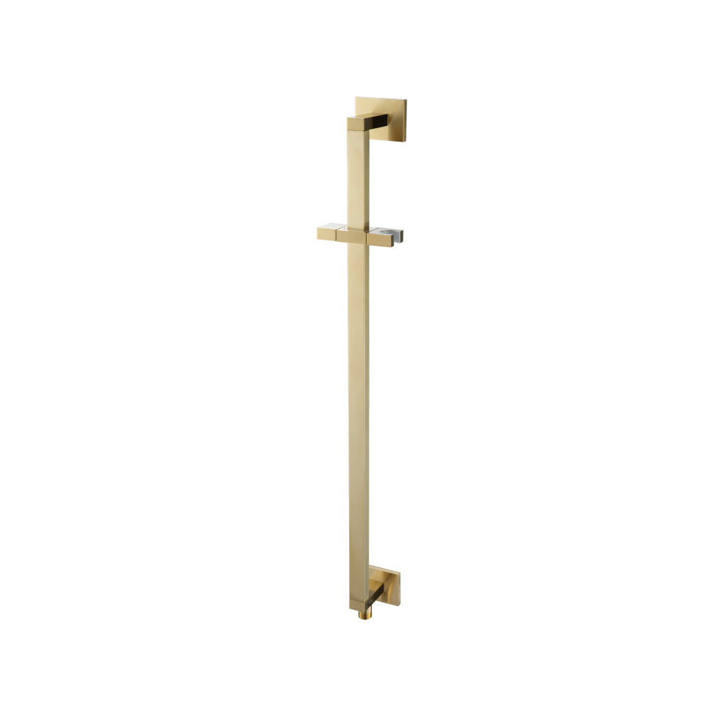ISENBERG 160.601024ASB Satin Brass PVD Serie 160 Shower Slide Bar With Integrated Wall Elbow