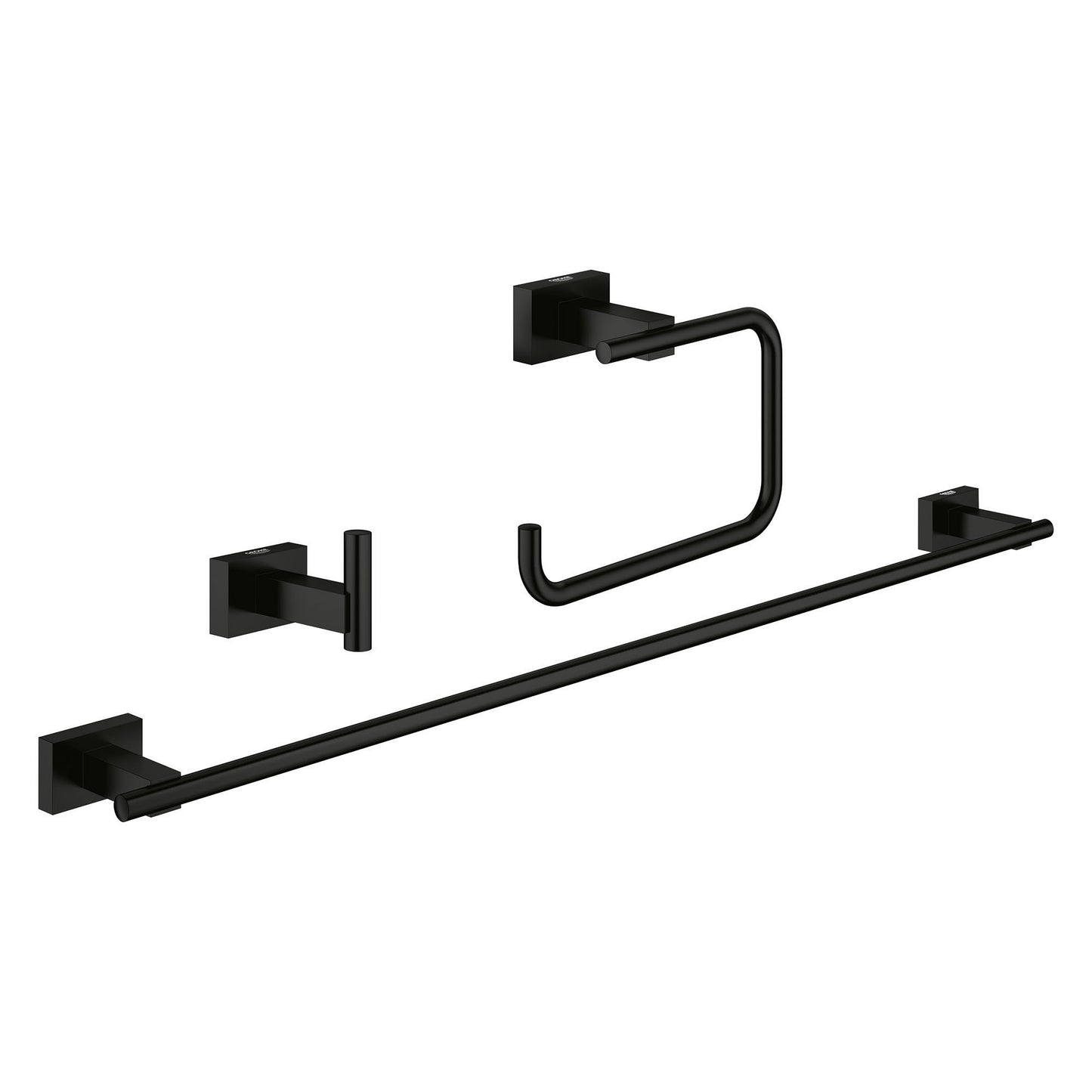 GROHE 407772431 3-in-1 Accessory Set , Matte Black