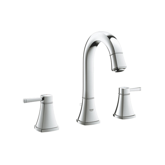 GROHE 2041900A 8-inch Widespread 2-Handle M-Size Bathroom Faucet 1.2 GPM , Chrome