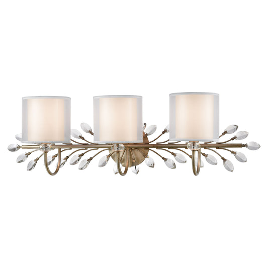 ELK SHOWROOM 16278/3 Asbury 34'' Wide 3-Light Vanity Light - Aged Silver