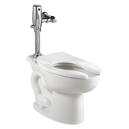 AMERICAN-STANDARD 3461528.020, Madera Chair Height EverClean Toilet System With Touchless Selectronic Piston Flush Valve, 1.28 gpf/4.8 Lpf in White