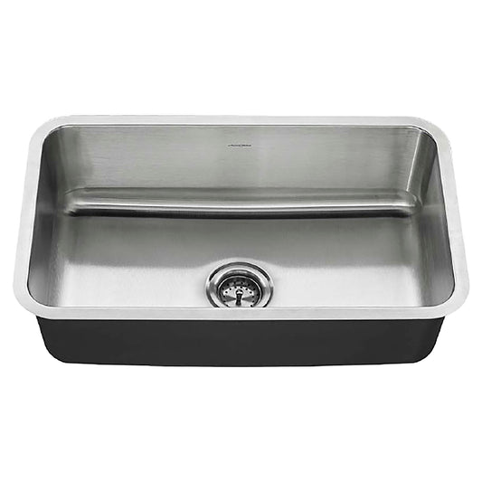 AMERICAN-STANDARD 18SB.9301800T.075, Reliant 30 x 18-Inch Stainless Steel Undermount Single-Bowl Kitchen Sink in Stainless Stl